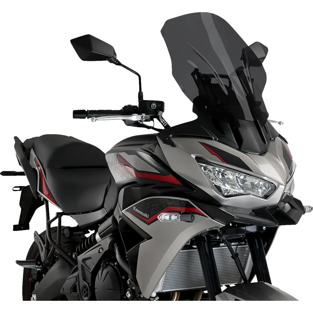 PUIG HI-TECH PARTS Touring Windscreen - 18-3/4" - Dark Smoke - Versys 650 21260F