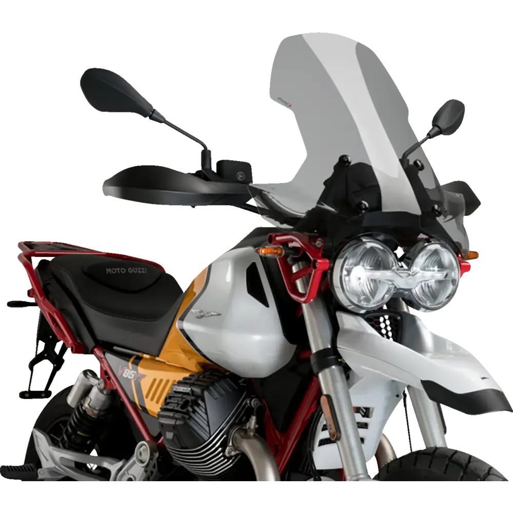 PUIG HI-TECH PARTS Touring Windscreen - 18-3/4" - Smoke - Moto Guzzi 21176H