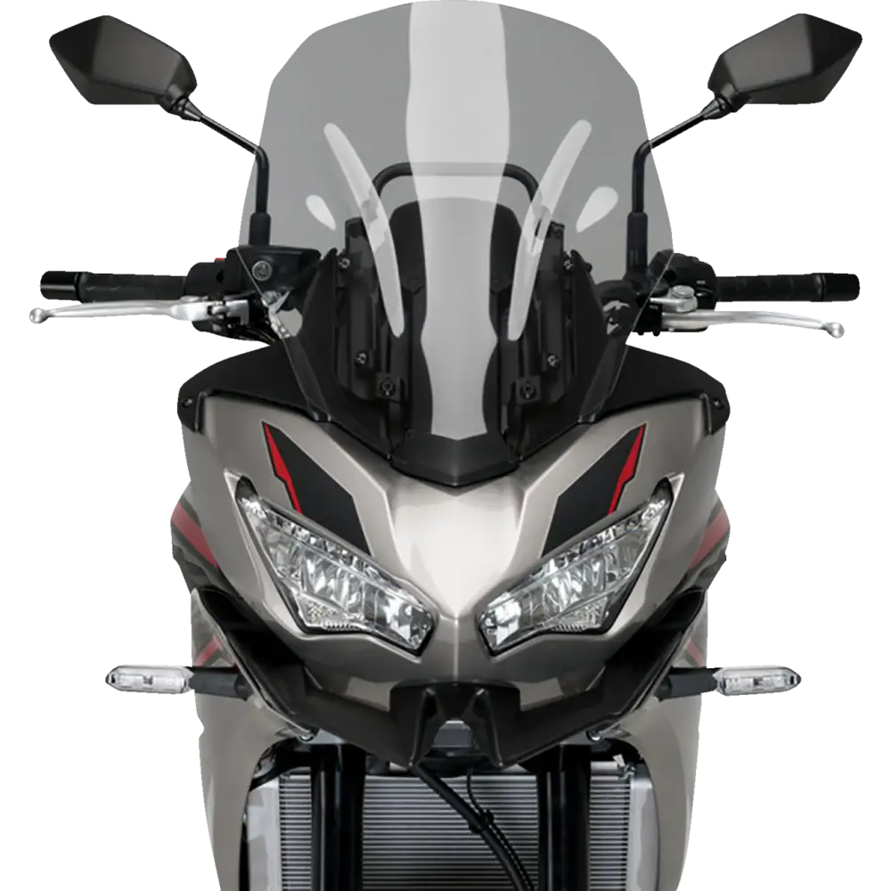 PUIG HI-TECH PARTS Touring Windscreen - 18-3/4" - Smoke - Versys 650 21260H