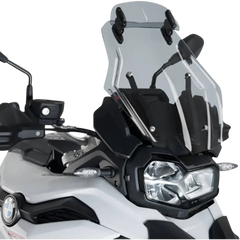 PUIG HI-TECH PARTS Touring Windscreen w/ Visor - Smoke - F 750 GS 3832H