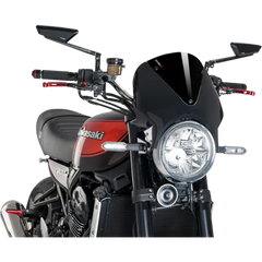 PUIG HI-TECH PARTS Windscreen - Black/Black 003NN