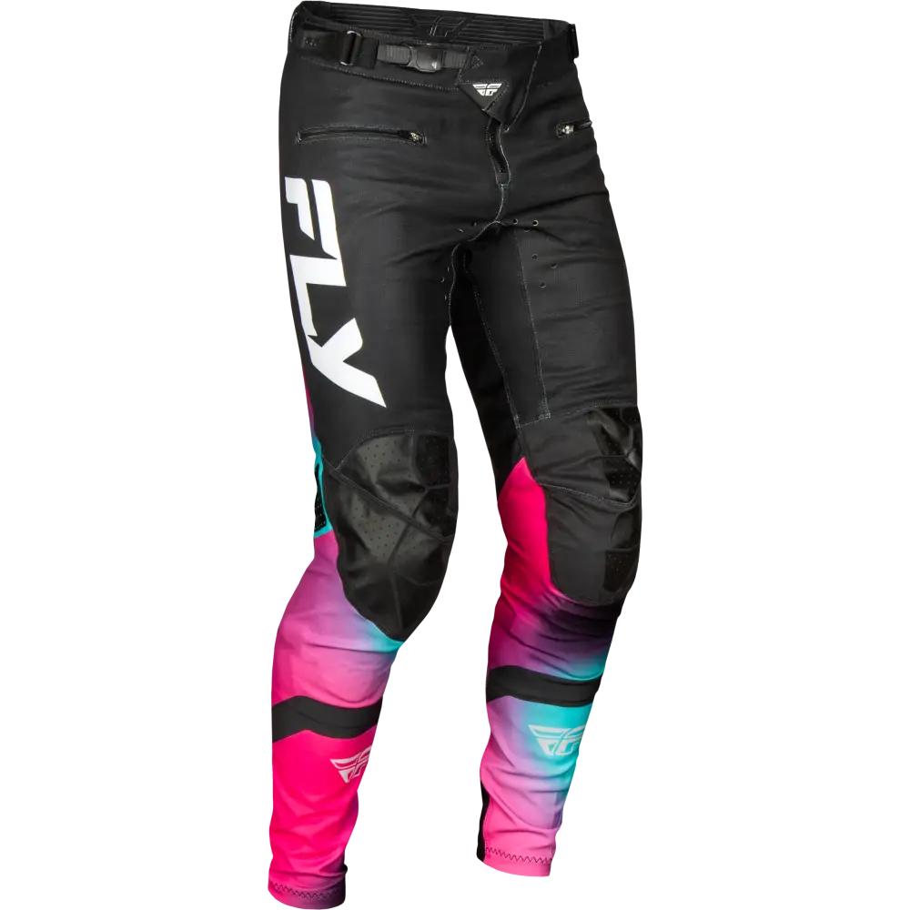 Rayce Bicycle Pant Ca/Ny Fuschia/Black/Teal Sz 28