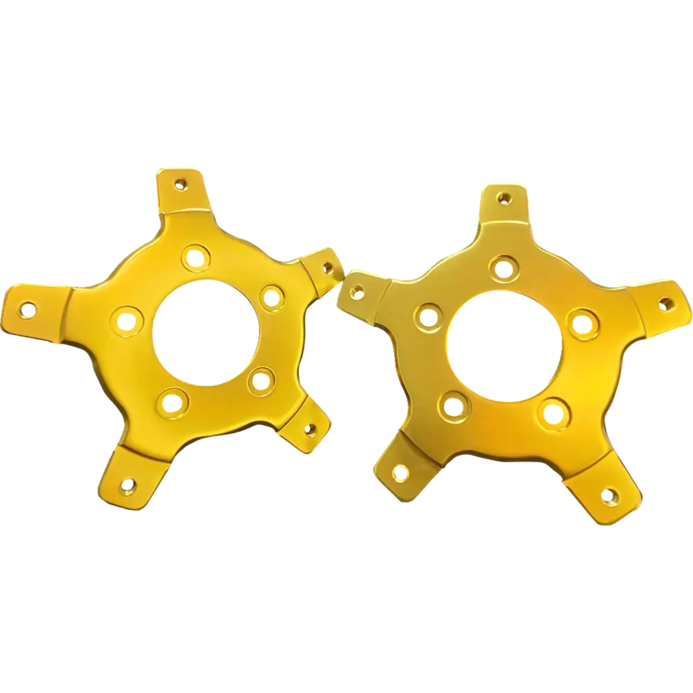 RC COMPONENTS Brake Rotor Adapter - Gold HD359-G