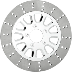 RC COMPONENTS Brake Rotor - Front Left - Exile - Chrome COG117122CLF2K