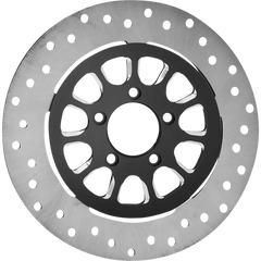 RC COMPONENTS Brake Rotor - Front Right - Dynasty - Anodized Black COG117117ELF2K