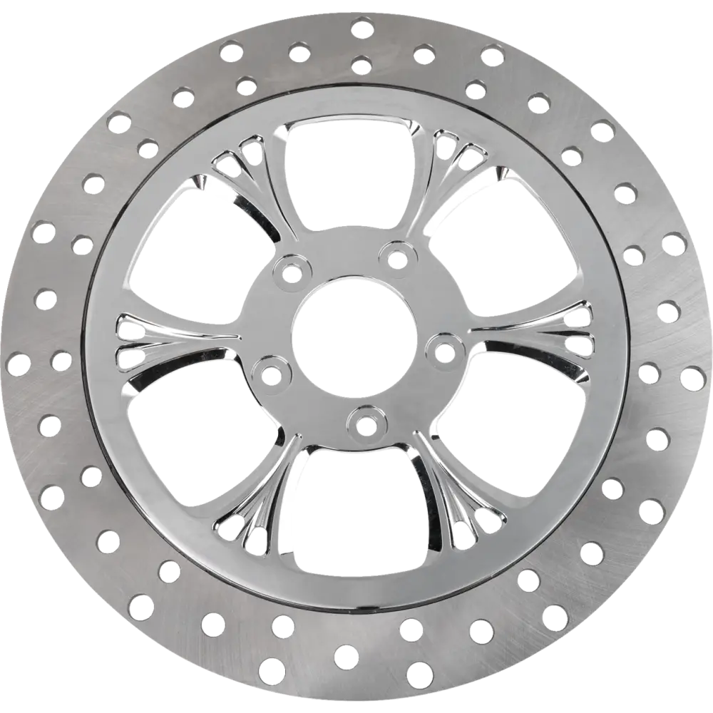 RC COMPONENTS Floating Brake Rotor - Front Left - Majestic - 320 mm - Chrome ZSSCOG320A-102C-LF2K