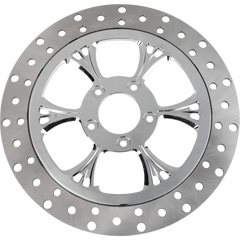 RC COMPONENTS Floating Brake Rotor - Front Left - Majestic - 320 mm - Chrome ZSSCOG320A-102C-LF2K