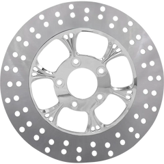 RC COMPONENTS Floating Brake Rotor - Front Left - Majestic - 320 mm - Chrome ZSSCOG320A-102C-LF2K