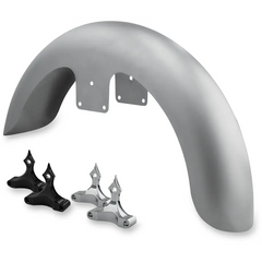 RC COMPONENTS Front Fender Kit with Chrome Adapters - For 26" Wheel - 6" W FNDRKT14-26