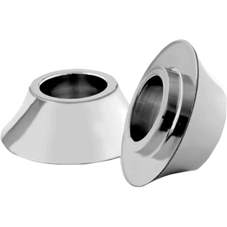 RC COMPONENTS Tapered Axle Spacer - Front - Chrome - No ABS - '00-'07 FLH HD-SPCR-1C