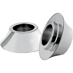 RC COMPONENTS Tapered Axle Spacer - Front - Chrome - No ABS - '00-'07 FLH HD-SPCR-1C