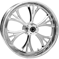 RC COMPONENTS Wheel - Majestic - Front - Single Disc/without ABS - Chrome - 26x3.75 - '08-'23 FLT 26750-9032-102C