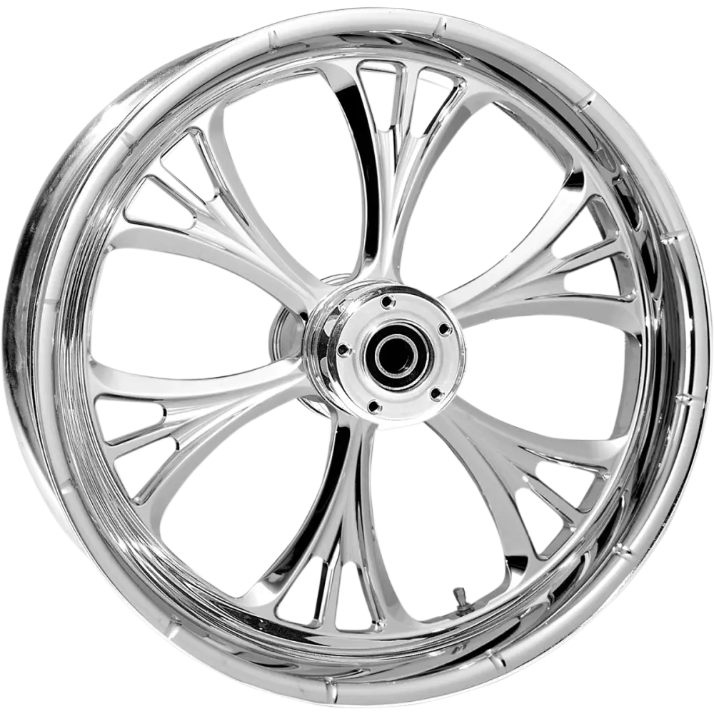 RC COMPONENTS Wheel - Majestic - Front - Single Disc/without ABS - Chrome - 26x3.75 - '00-'07 FLT 26750-9035-102C