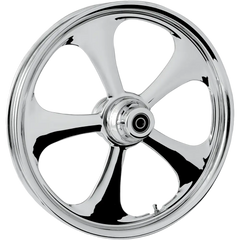 RC COMPONENTS Wheel - Nitro - Front - Dual Disc/without ABS - Chrome - 16x3.5 - '00-'07 FLT 16350-9917-92C