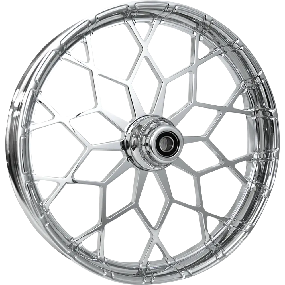 RC COMPONENTS Wheel - Phenom - Front - Dual Disc/without ABS - Chrome - 21x3.5 - FLH 213HD031NON135C