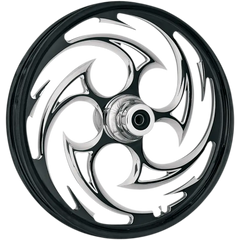 RC COMPONENTS Wheel - Savage Eclipse - Front - Dual Disc/without ABS - Black Eclipse - 16x3.5 - '00-'07 FLT 16350-9917-85E