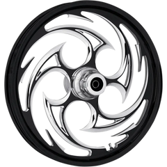 RC COMPONENTS Wheel - Savage Eclipse - Front - Dual Disc/without ABS - Black Eclipse - 21x3.50 - '00-'07 FLT 21350-9917-85E