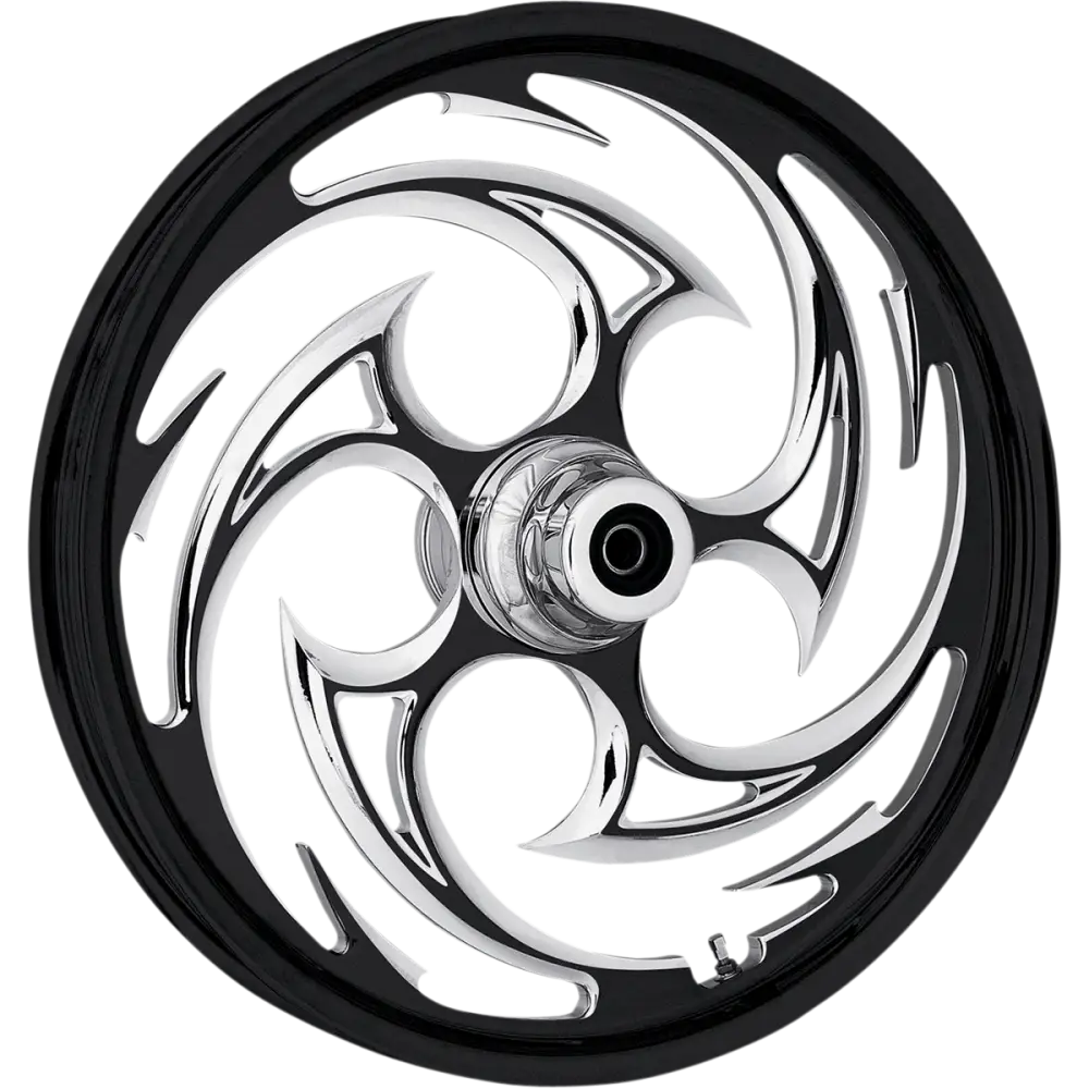 RC COMPONENTS Wheel - Savage Eclipse - Front - Single Disc/without ABS - Black Eclipse - 21x2.15 - '00-'06 FXSTD 21215-9913-85E