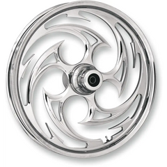 RC COMPONENTS Wheel - Savage - Front - Single Disc/without ABS - Chrome - 21x2.15 21215-9008-85C