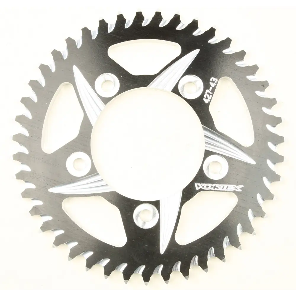 Rear Cat5 Sprocket Aluminum 43t 530 Blk Kaw