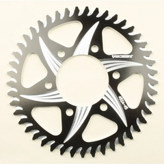 Rear Cat5 Sprocket Aluminum 45t 520 Blk Kaw