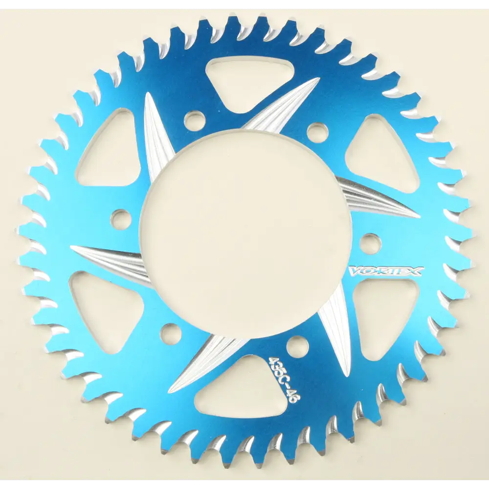 Rear Cat5 Sprocket Aluminum 46t 525 Blu Kaw/Suz/Yam