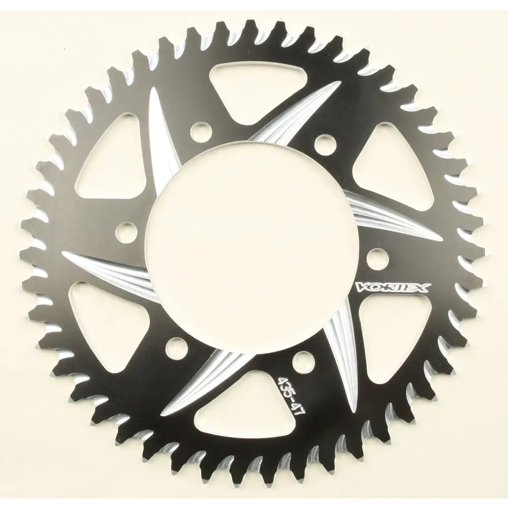 Rear Cat5 Sprocket Aluminum 47t 520 Blk Kaw/Suz/Yam