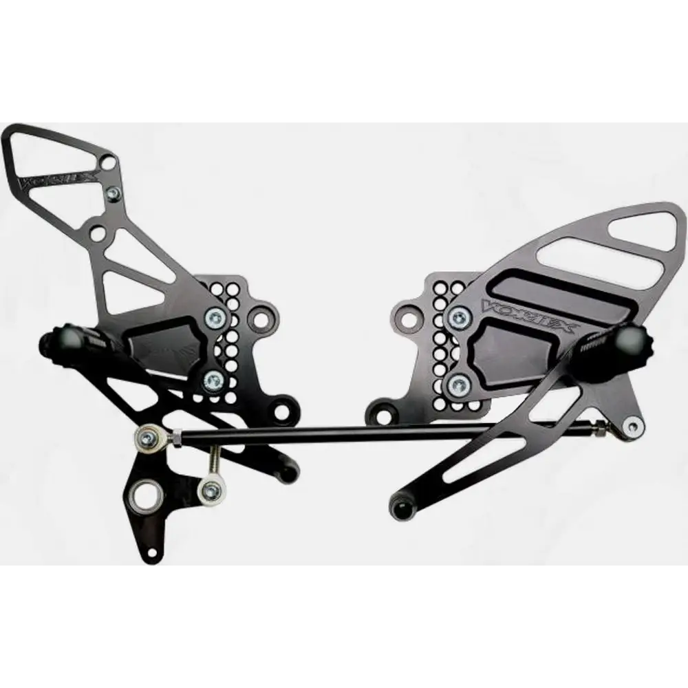 Rear Set Complete Blk Hon