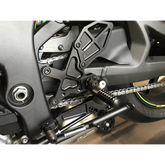 Rear Set Complete Blk Kaw