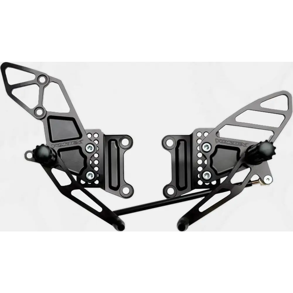 Rear Set Complete Blk Kaw