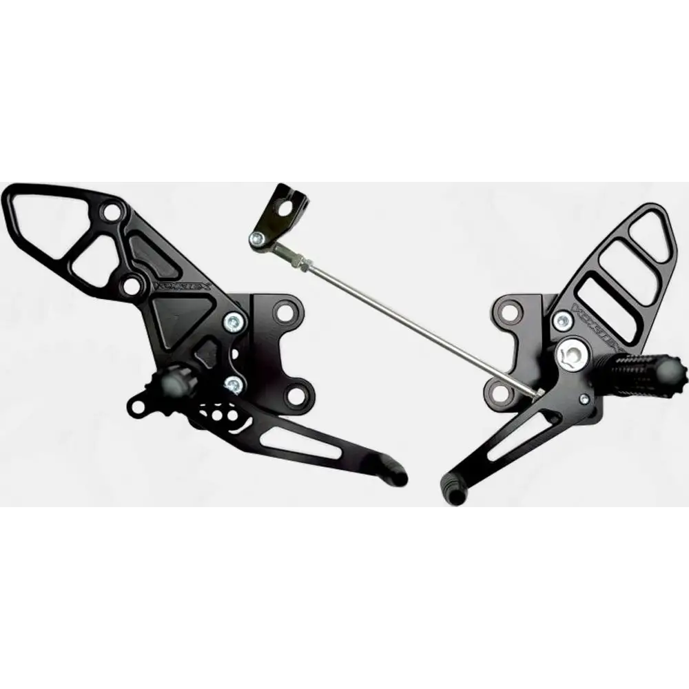 Rear Set Complete Blk Kaw