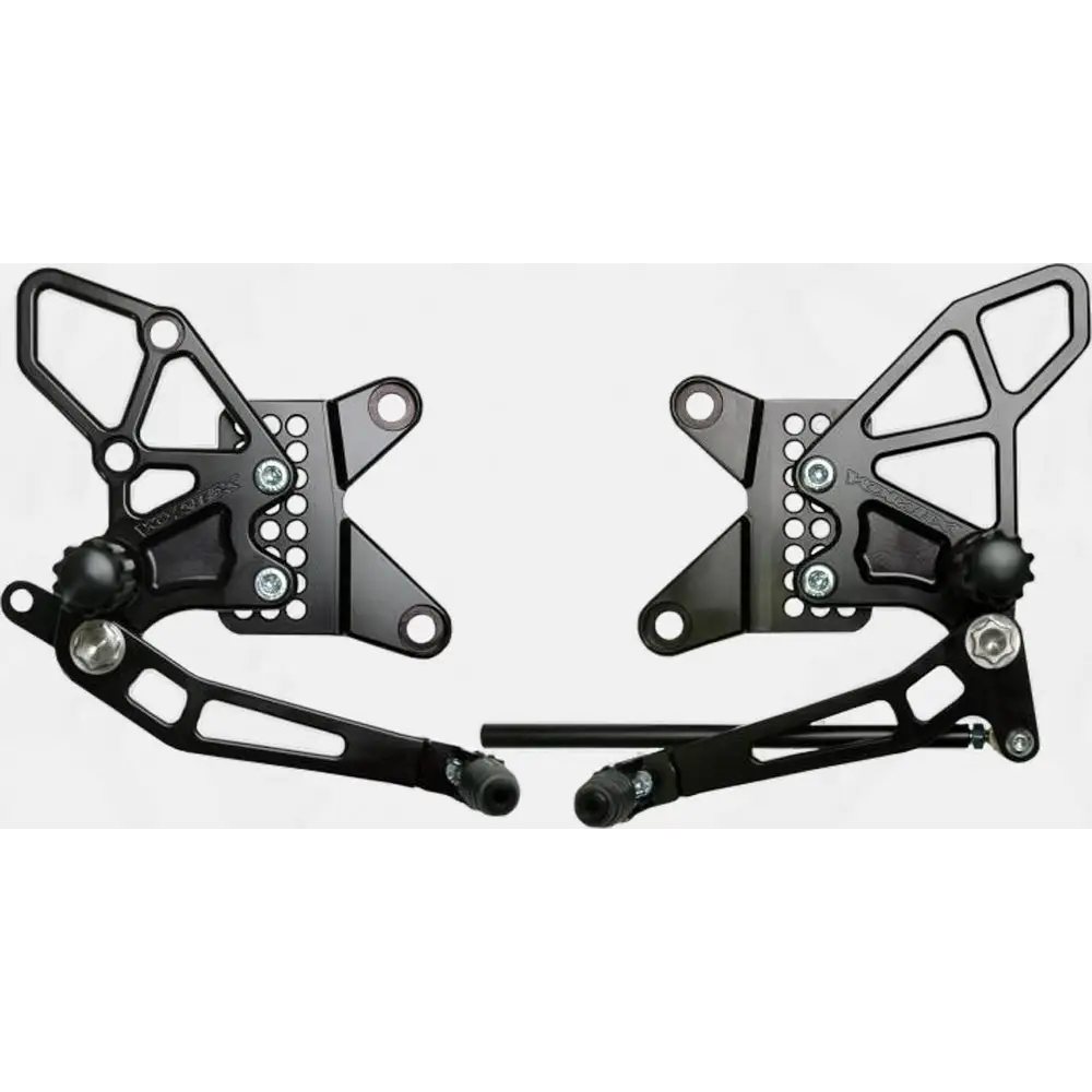 Rear Set Complete Blk Kaw