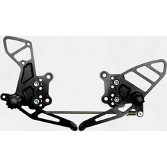 Rear Set Complete Blk Suz