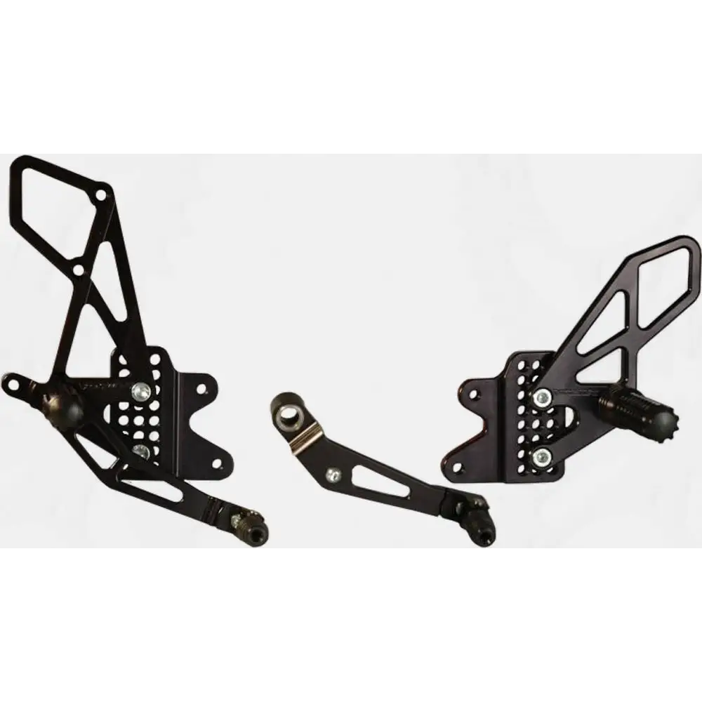 Rear Set Complete Blk Suz