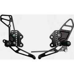 Rear Set Complete Blk Suz