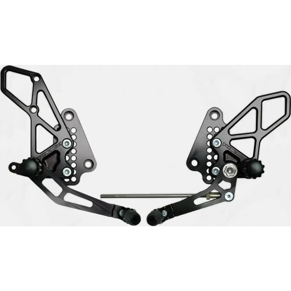 Rear Set Complete Blk Suz