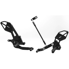 Rear Set Complete Blk Yam