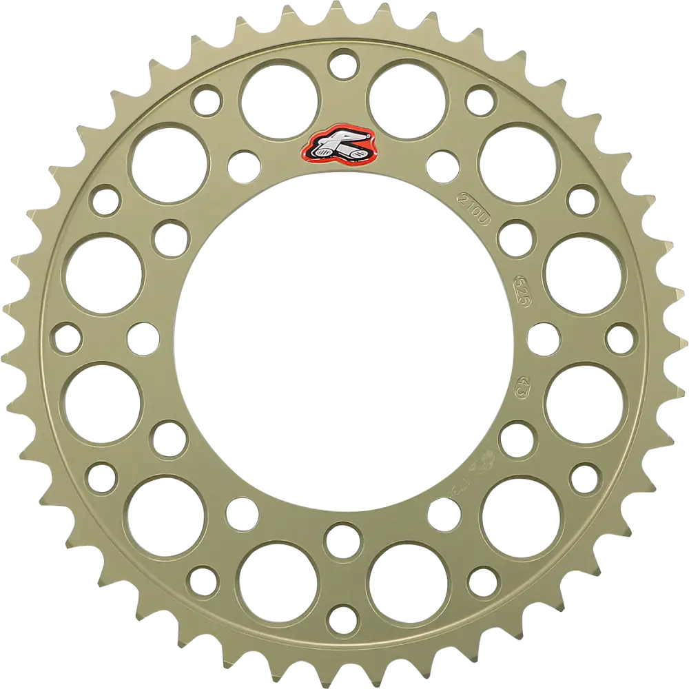 RENTHAL Rear Sprocket - Aluminum - 43 Tooth 210U-525-43P-HA