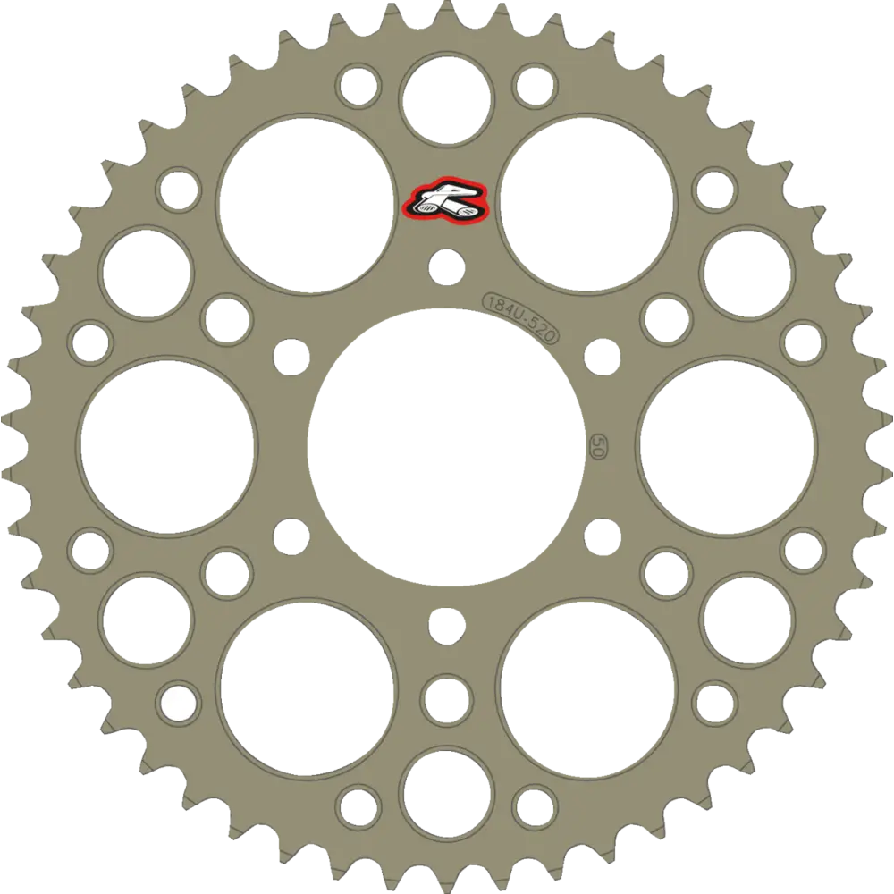 RENTHAL Rear Sprocket - Aluminum - 50 Tooth - CF Moto/Kawasaki 184U-520-50P-HA