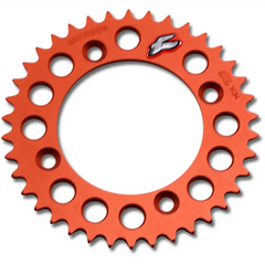 RENTHAL Rear Sprocket - Orange - 38 Tooth 491--415-38P-OR