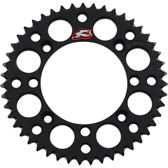 RENTHAL Sprocket - Black - 47 Tooth 121U-428-47GPBK