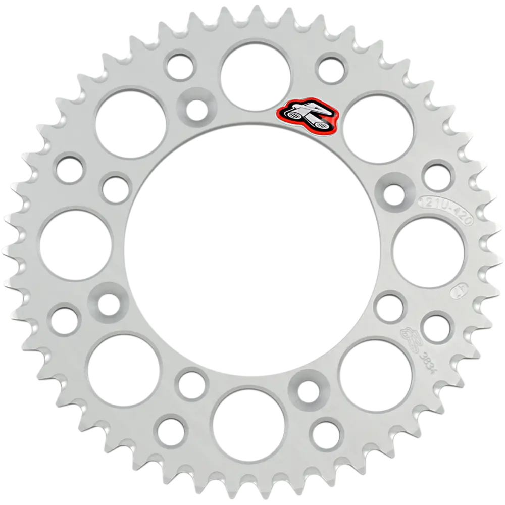 RENTHAL Sprocket - Yamaha - Silver - 47 Tooth 121U-420-47GBSI