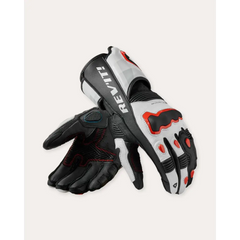 RevIT Gloves Quantum 3 - White-Neon Red / S - Gloves
