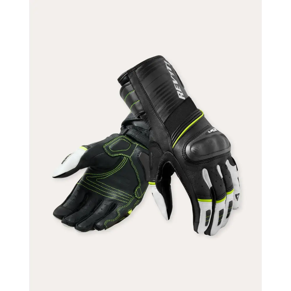 RevIT Gloves RSR 4 - Black-Neon Yellow / S - Gloves
