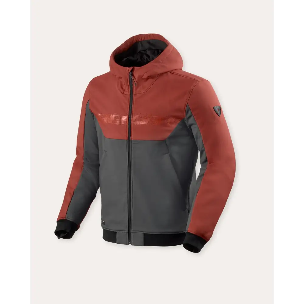 RevIT Hoodie Parabolica 2 - Burgundy Red-Grey / S - Gloves