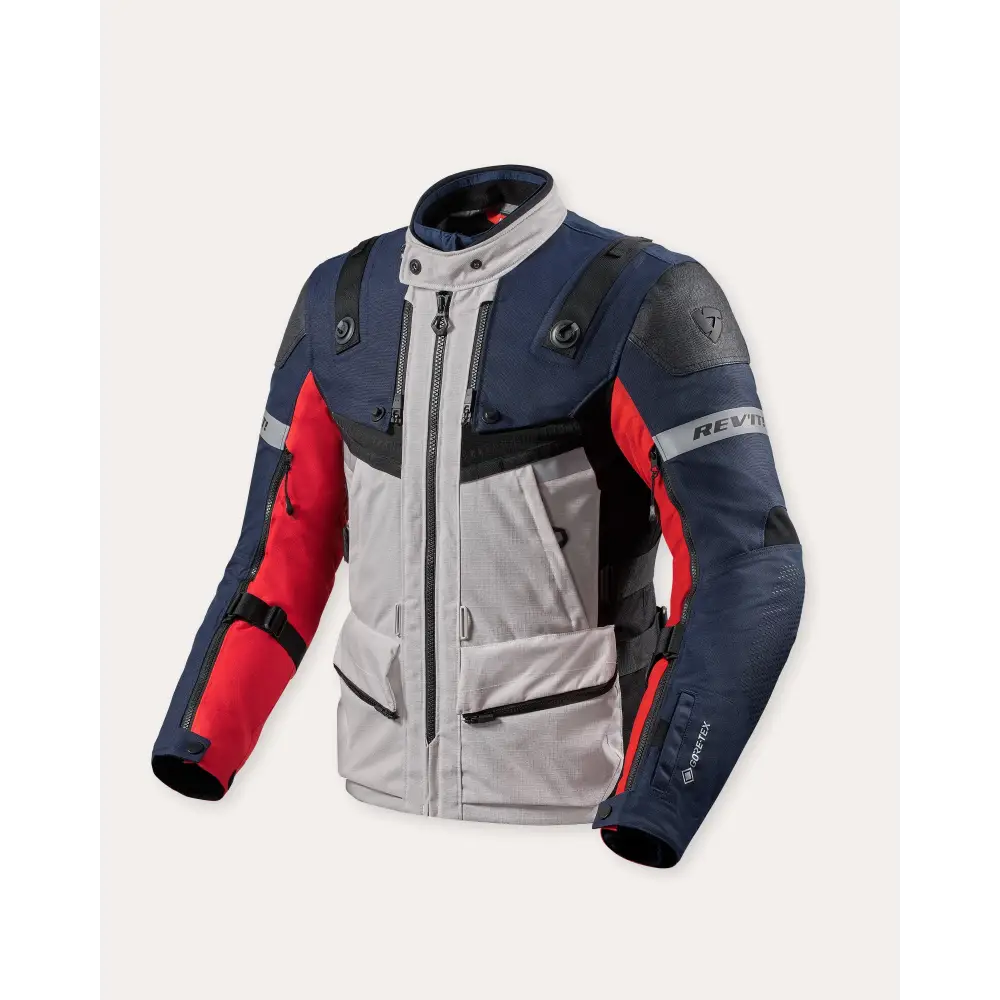 RevIT Jacket Defender 3 GTX - Red-Blue / S - Gloves