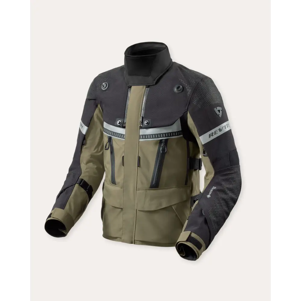 RevIT Jacket Dominator 3 GTX - Black-Dark Green / S - Gloves