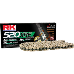 RK 520 XRE - Drive Chain - 130 Links - Gold GB520XRE-130 - Drive Train Group