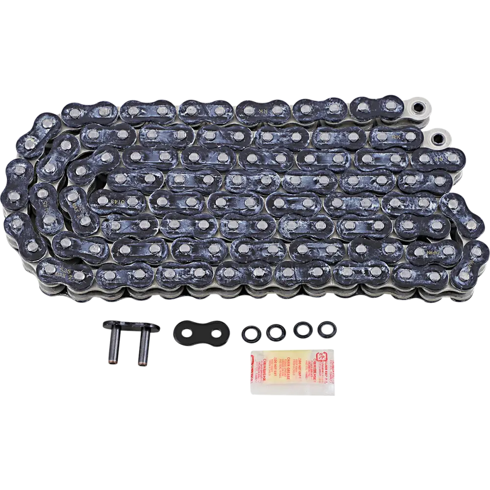 RK 525 Max Z - Drive Chain - 130 Links - Black & Chrome 525MAXZ-130-BC