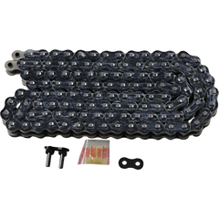 RK 530 Max Z - Drive Chain - 130 Links - Black & Chrome 530MAXZ-130-BC